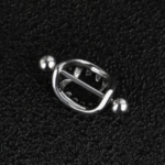 14G/14mm Internally Threaded F136 Titanium Straight Barbell Vamp Fang Nipple Barbell Piercing Jewelry - 图片 6