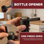3DBeer opener innovation: press-activated automatic opener. 啤酒开瓶器