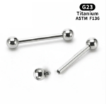 Skeleton Hand Nipple Shield Barbell (Pair) – Gothic 14G Titanium Bar Nipple Piercing Jewelry - Image 3