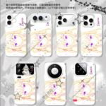 愛蜜莉雅適用於蘋果榮耀華為vivo一加iPhone小米二次元極光手機殼Emilia is suitable for Apple anime, and Aurora phone cases - Image 3