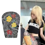 【A4】Flower-patterned tattoo stickers, waterproof, durable, long-lasting (3-5 days), suitable for men and women. Realistic design featuring dragons, peonies, and Japanese motifs. - Image 2