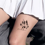 【A5】Girls tattoo stickers waterproof Japanese and Korean cartoon tattoo stickers cool - Image 3