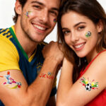 【A2】2026 USA-Canadian Cup Temporary Tattoo Stickers for Games, Fans, and Soccer美加墨世界杯纹身贴 - Image 4