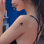 【A5】Girls tattoo stickers waterproof Japanese and Korean cartoon tattoo stickers cool - Image 2