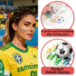 【A2】2026 USA-Canadian Cup Temporary Tattoo Stickers for Games, Fans, and Soccer美加墨世界杯纹身贴