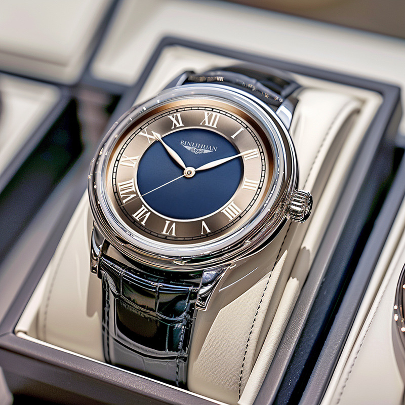 主图06 Men’s fashion watch: classic, luxurious-yet-understated, suitable for outdoor use and office work, water-resistant, and simple - Image 1