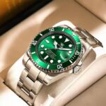 Green Ghost Men’s Watch with Calendar,绿鬼男士手表日历夜光防水男士专属