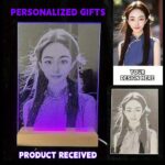 【二维平面定制家居照片装饰品】2D flat custom home photo ornament for home decoration, hammer painting, glass portrait, real person photo, percussion painting ornament, commemorative gift, fashionable modern decoration, glossy finish, friend, lover, couple, best friend gift, 2D Flat - Image 3